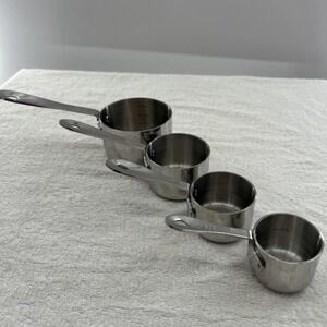 All-Clad Stainless Steel Measuring Cups Set of 4 – 1/4 1/3 1/2 1 Cup-Heavy Duty